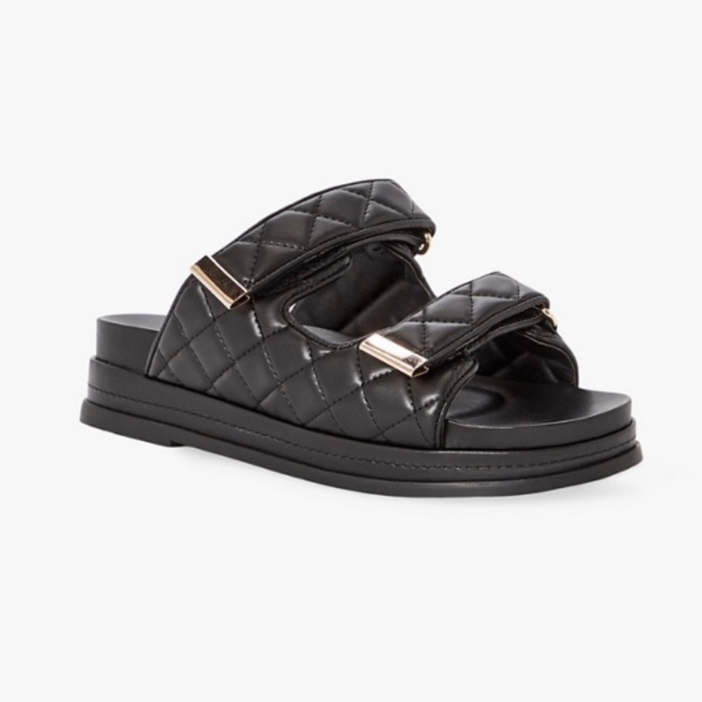 Black Flat Sandals